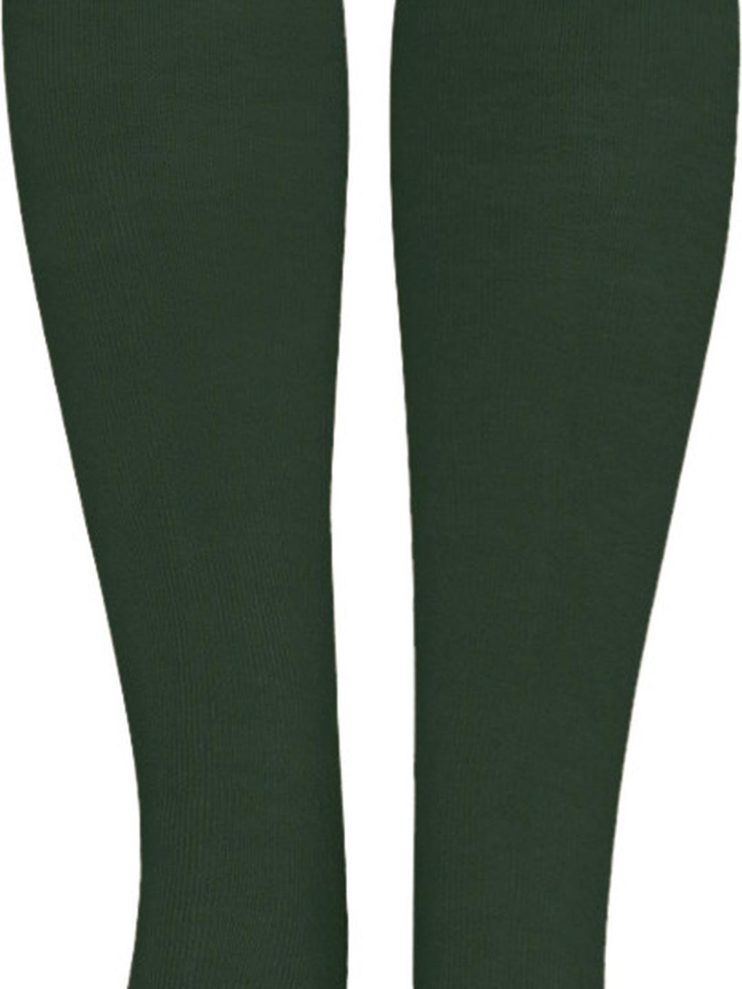 MUKHAKSH Pack of 1 Boys Green Knee-Length Socks