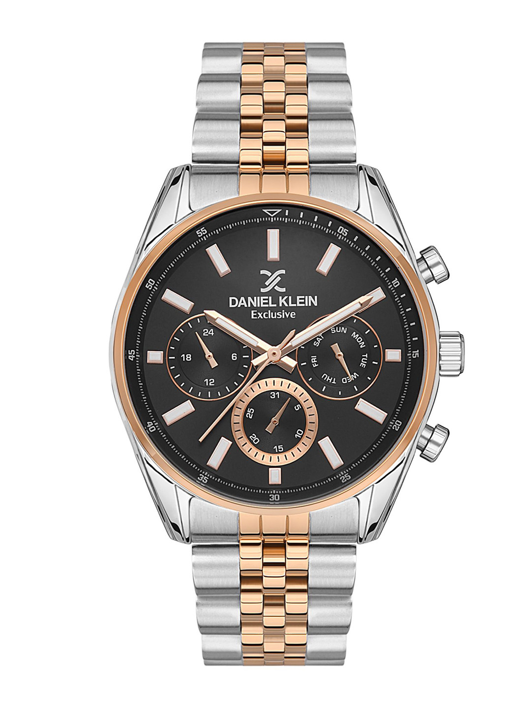 Daniel Klein Exclusive Men Textured Bracelet Style Straps Analogue Watch DKX.1.13523-5