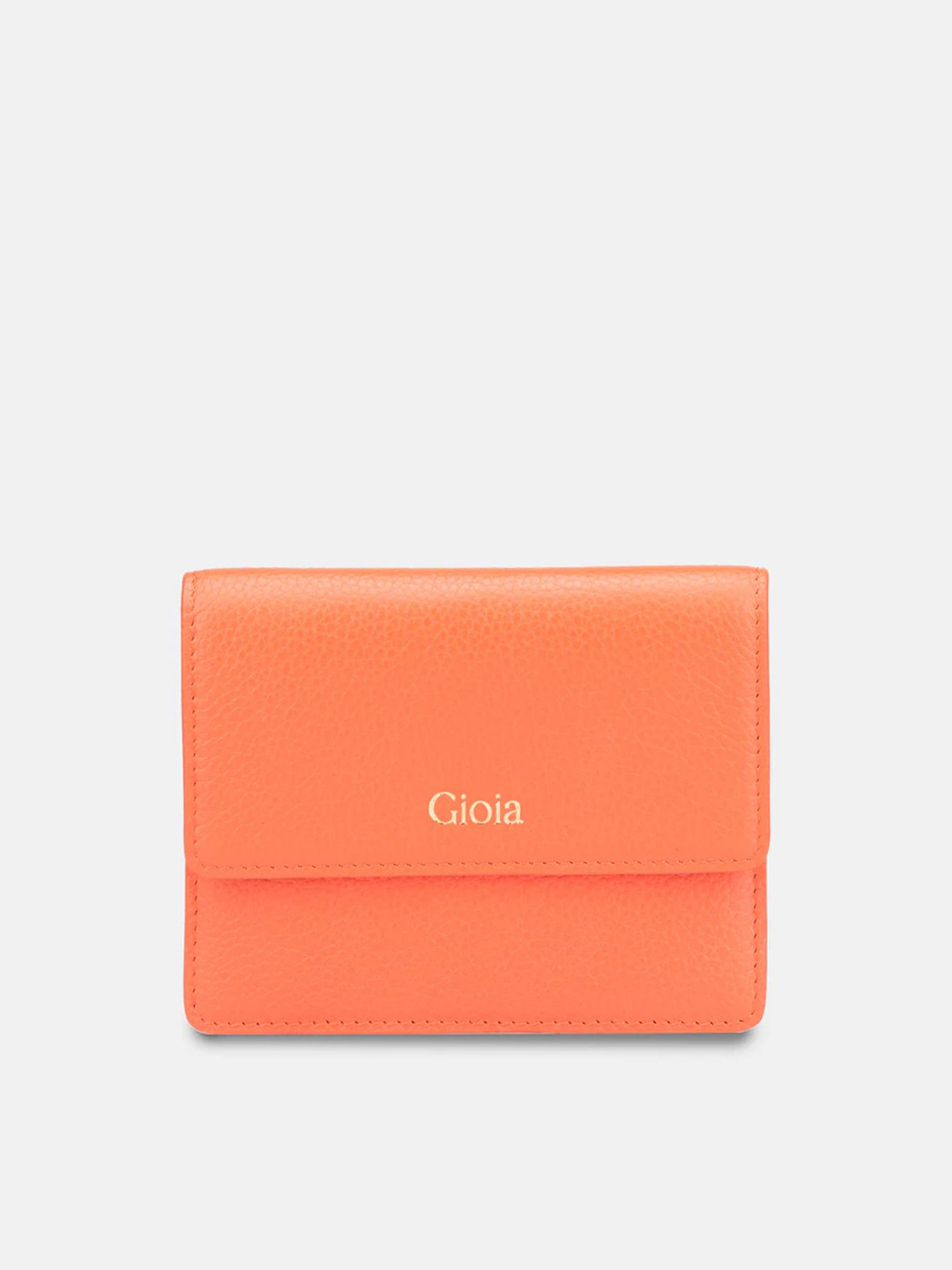 GIOIA Women Orange Leather Ava Wallet