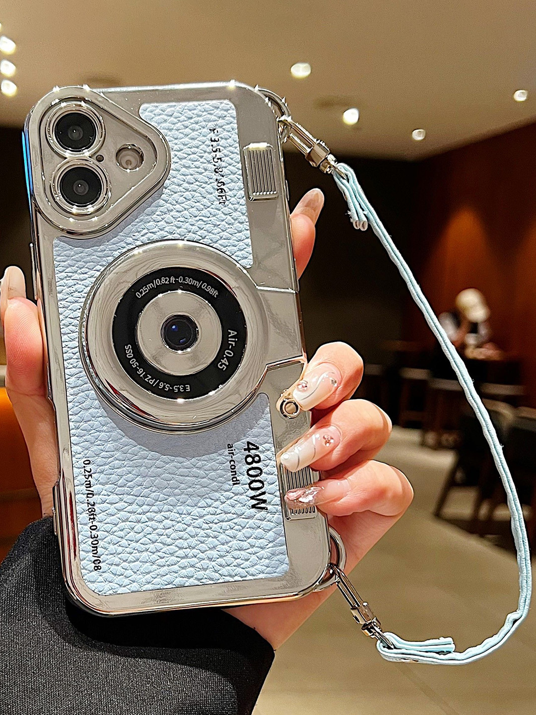 Luxury Kase Quirky iPhone 16 Back Retro Vintage Camera Style Case Mobile Accessories