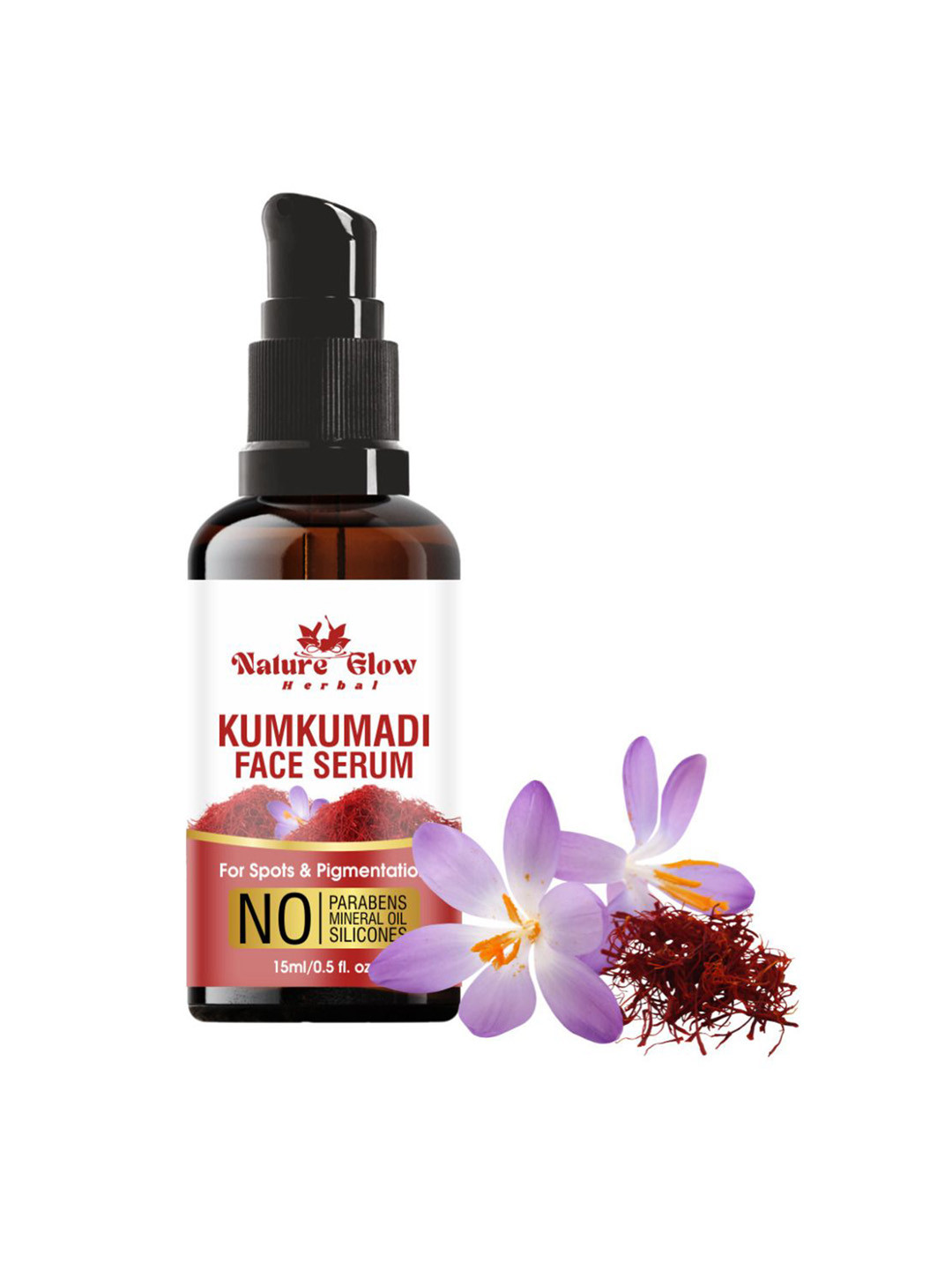 Nature Glow Herbal Glow Kumkumadi Face Serum -15 ml