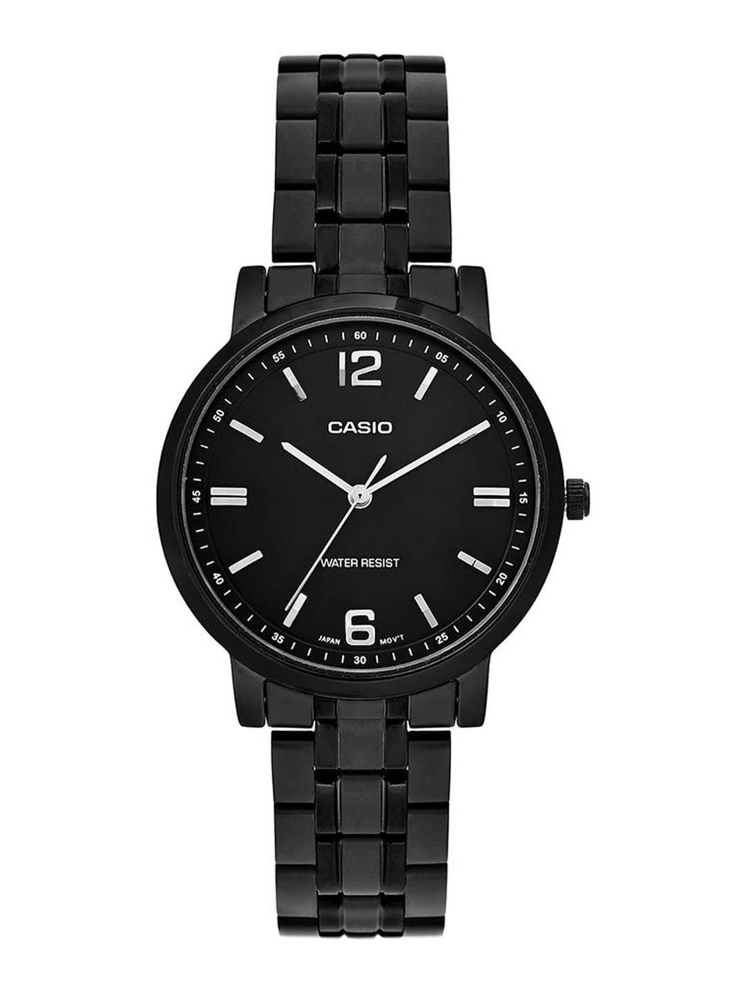 CASIO Women Brass Dial & Stainless Steel Bracelet Style Strap Analogue Watch A2445