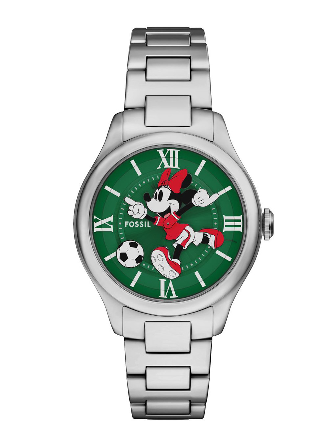 Fossil Women Dial & Stainless Steel Straps Watch LE1201