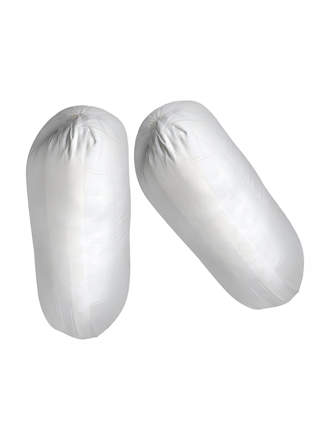 JDX 2-Pcs White Microfibre Cylindrical Bolsters