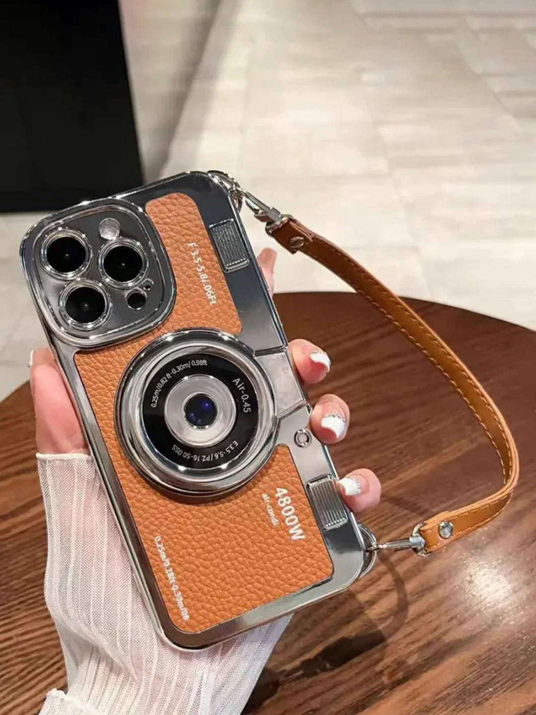 Luxury Kase Retro Vintage Camera Style PU Leather Case | 3D Lens Design