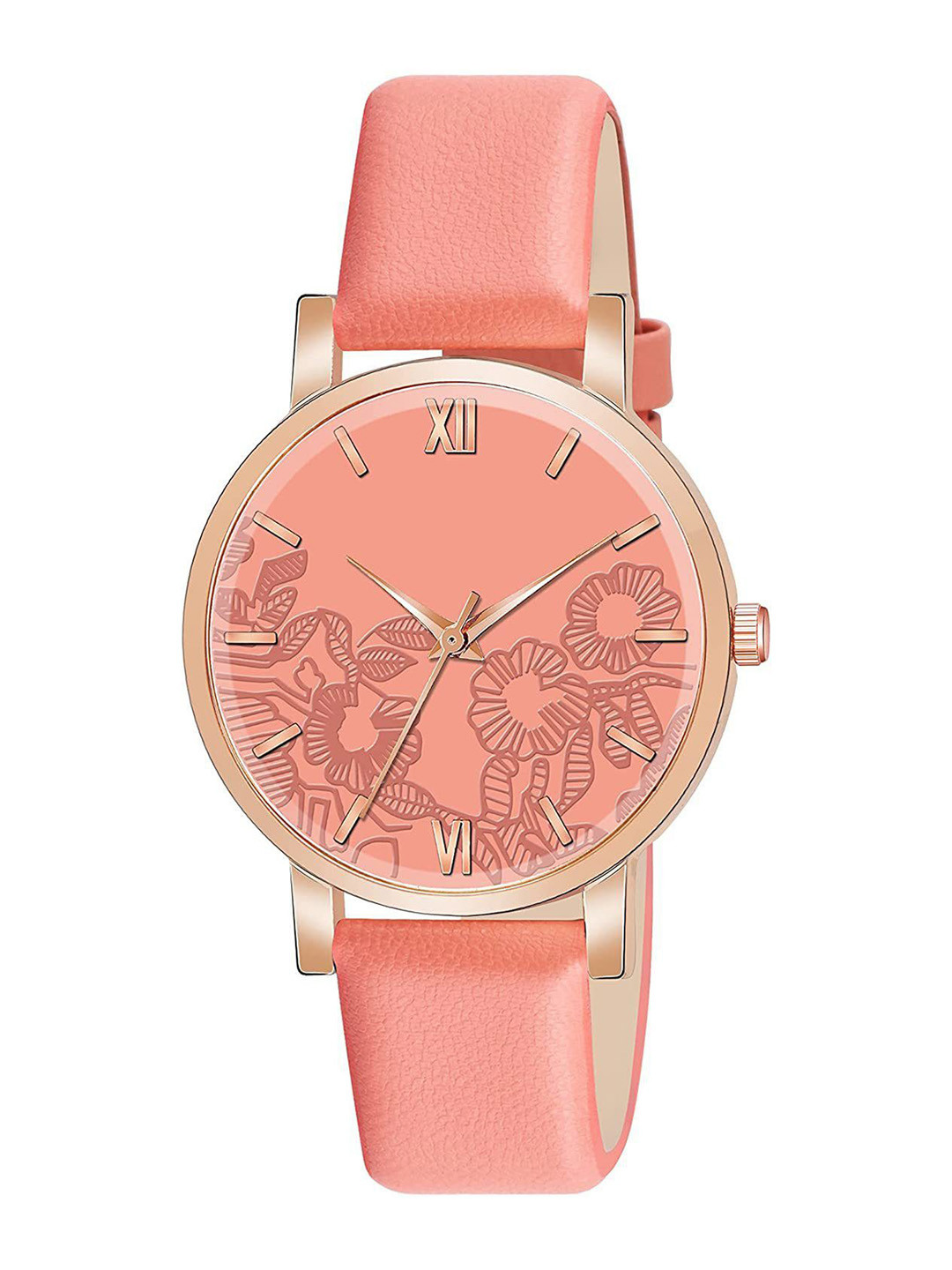 Gopal Shopcart Unisex Printed Dial & Regular Straps Analogue Watch C36RG ORG R1 Leather