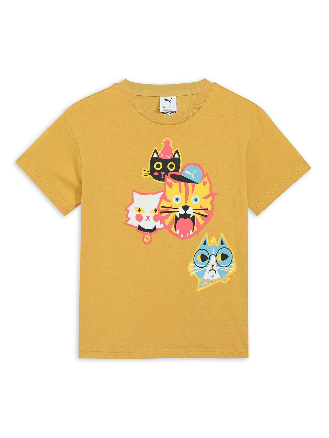 Puma MOODY CAT Kids' Relaxed Fit Cotton Tee