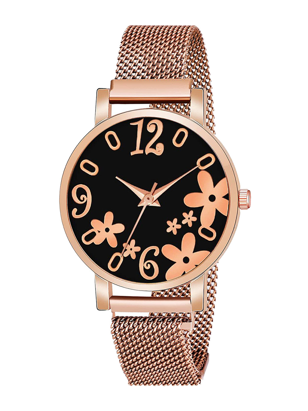 Gopal Shopcart Unisex Printed Analogue Watch - C36RG R3BLK RG M