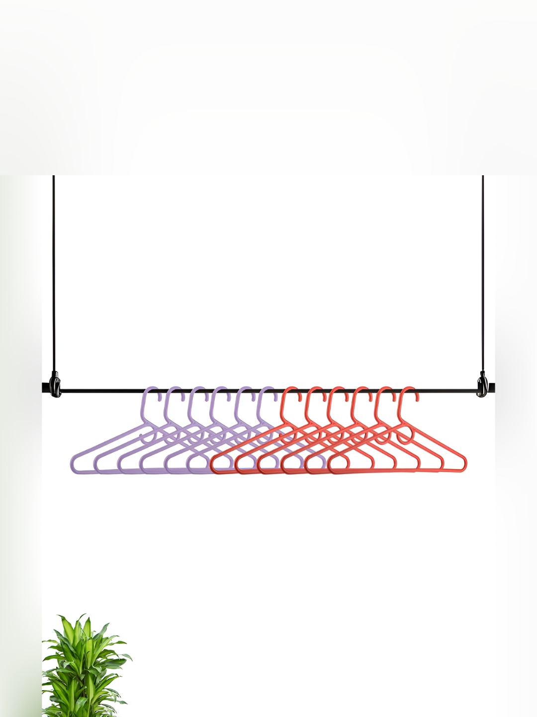 Aura Pack Of 12 American Style Multi-Purpose Clothes Hanger