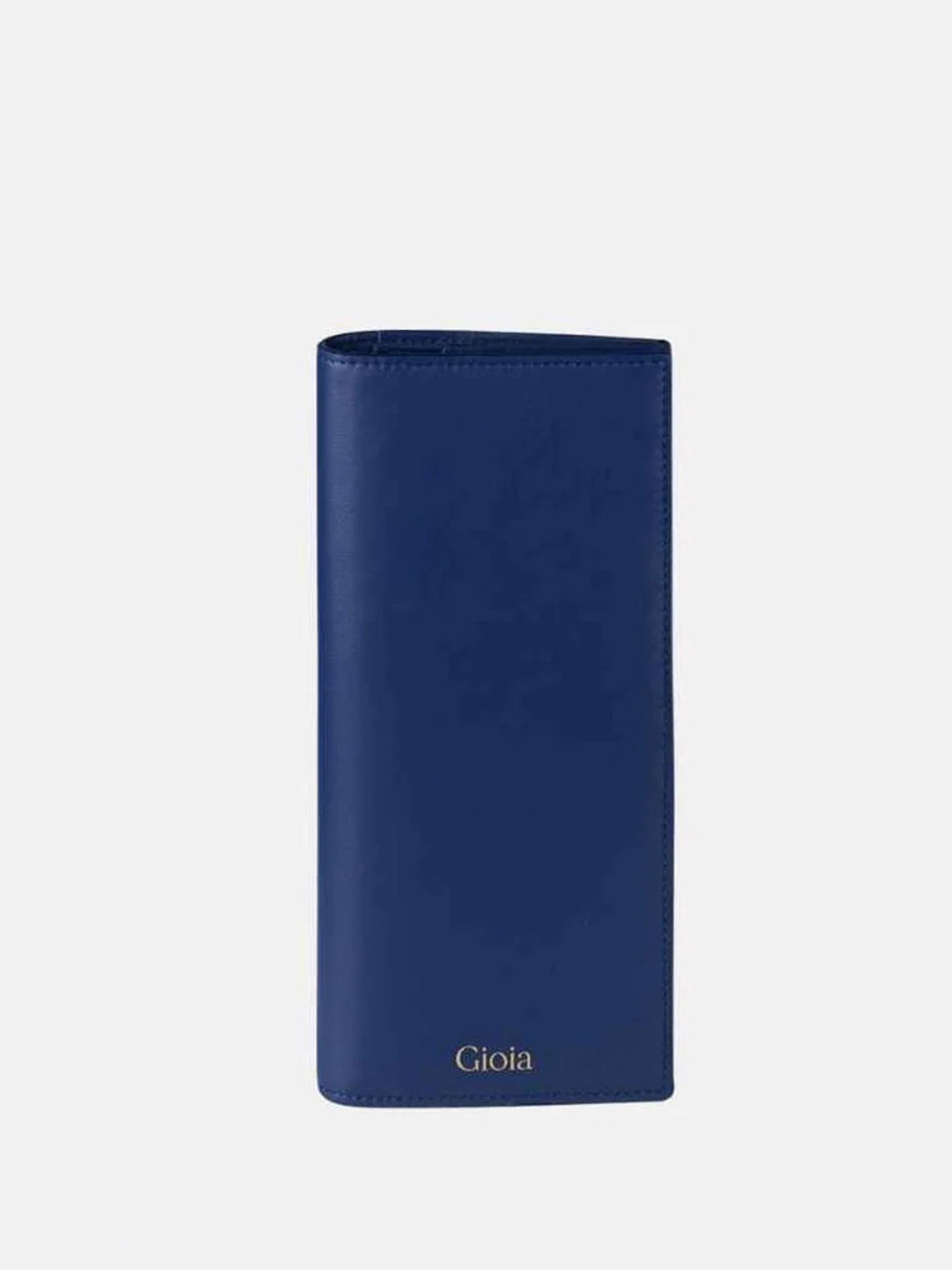 GIOIA Women Blue Leather Juliet Slim Wallet with RFID