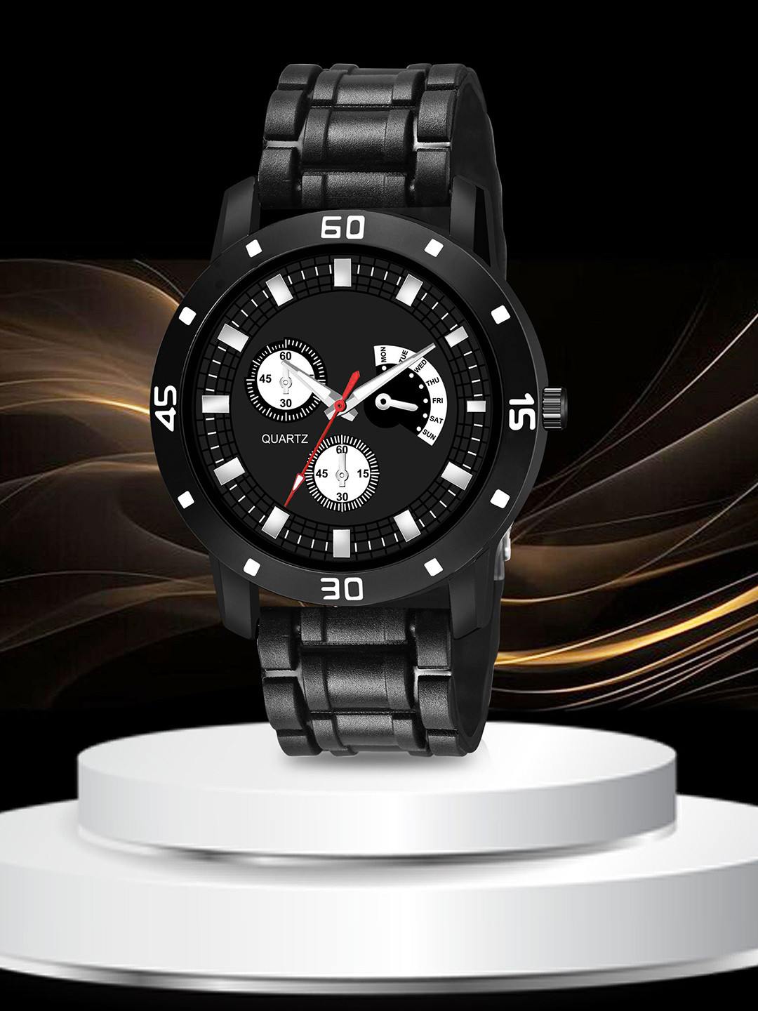 Gopal Shopcart Unisex Bracelet Style Straps Analogue Watch Aeviyo BLK D 801BLK