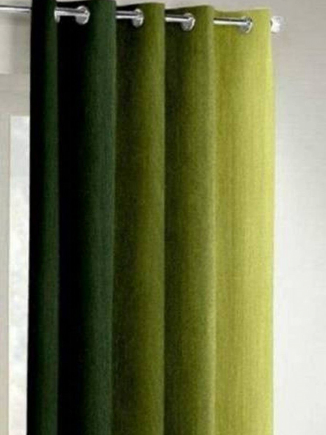 BELLA TRUE Green Ombre Long Door Curtain