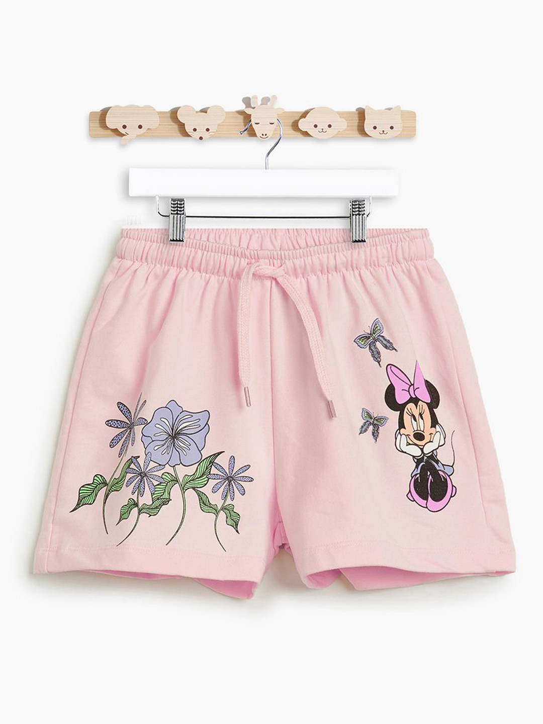 Juniors by Babyshop Girls Printed Minnie Mouse Mid-Rise Shorts