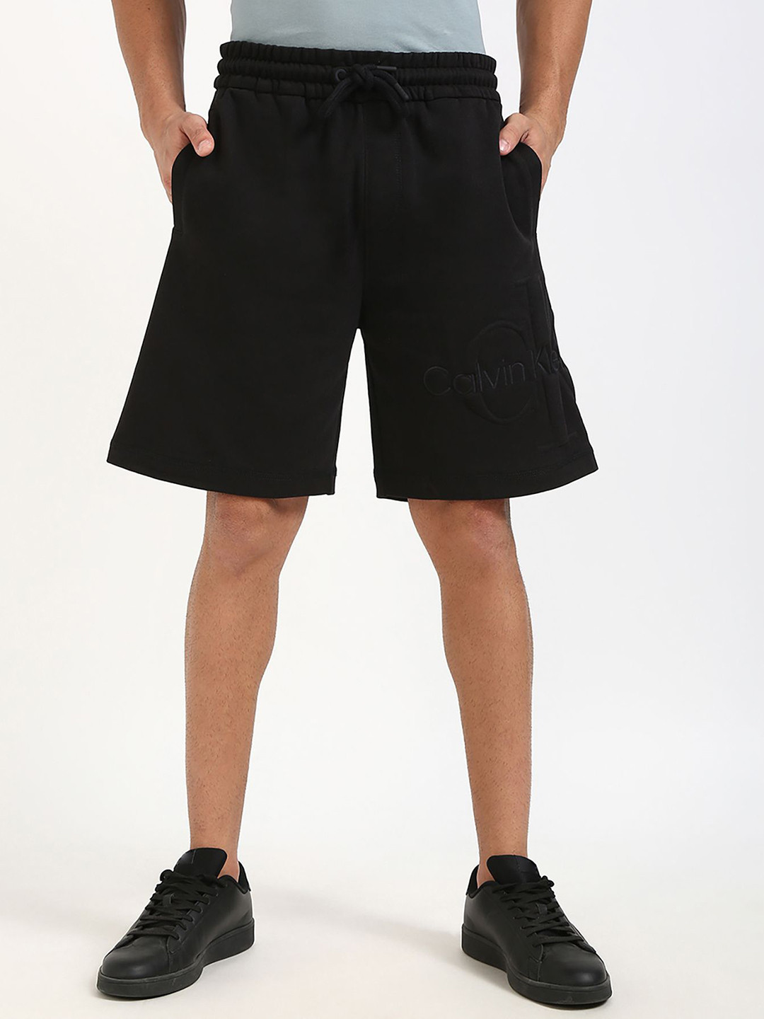 Calvin Klein Jeans fashion Men Brand Logo Embroidered Loose Fit Oversized Sports Shorts