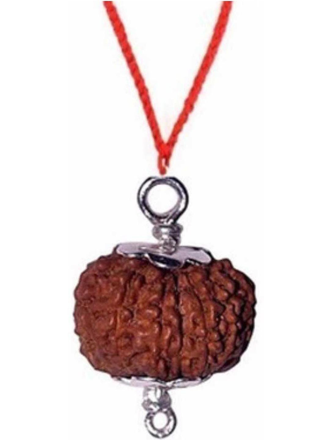 AURRA STORES 12 Mukhi Wood Rudraksha Pendant