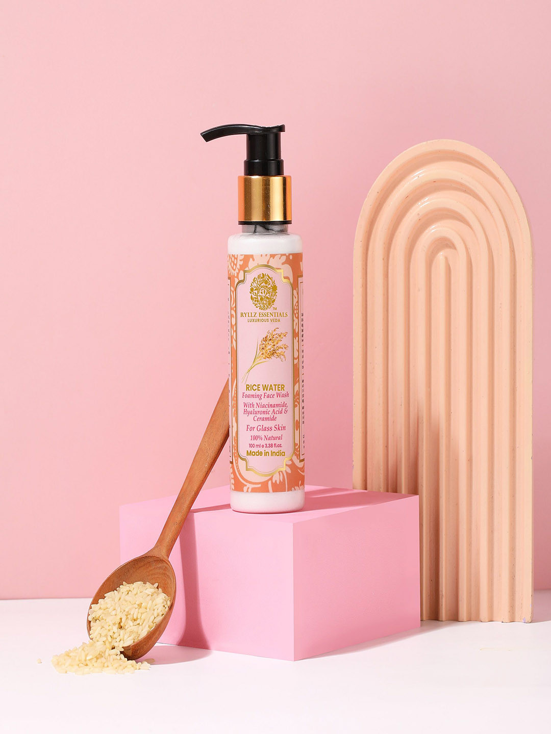 RYLLZ ESSENTIALS Rice Water Face Wash - 100 ml