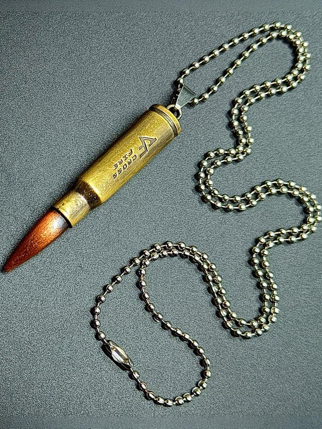 Dynamic Retail Global Bullet Pendant with Chains