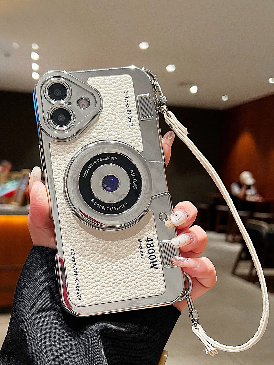 Luxury Kase Quirky iPhone 16 Plus Retro Vintage Camera Style Back Case Mobile Accessories