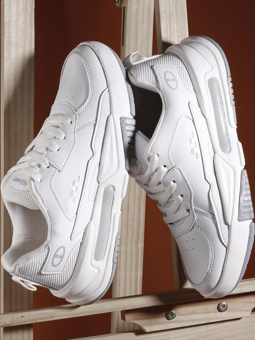 HITWAY Men White Casual Shoes