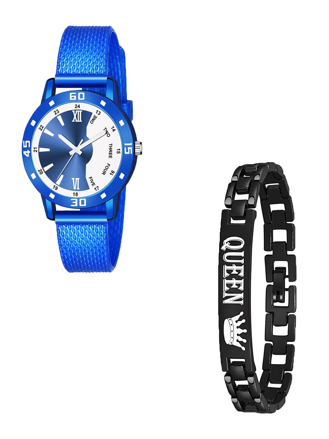 Gopal Shopcart Unisex Printed Watch With Bracelet