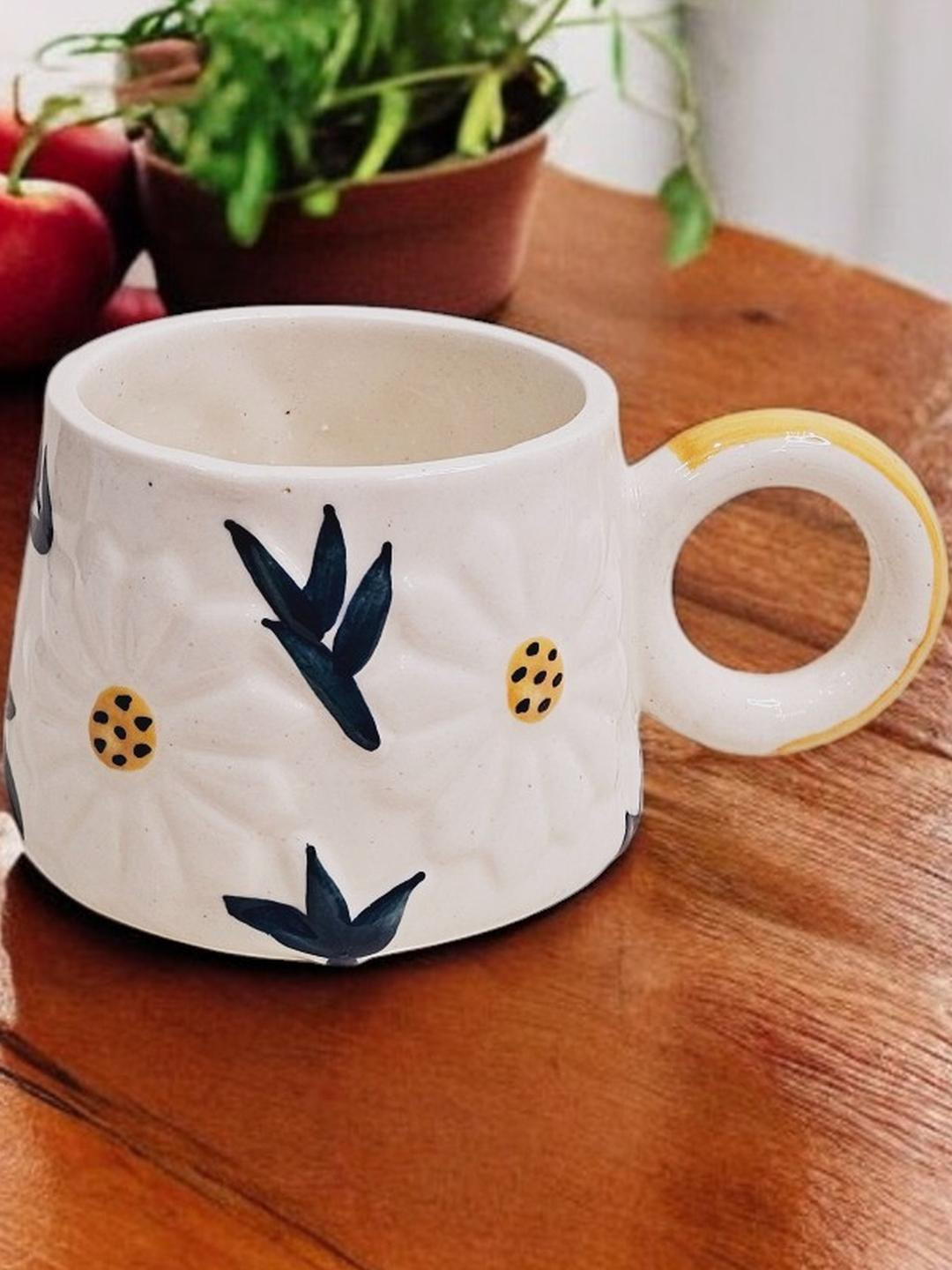 Ceramic Sunflower Mug