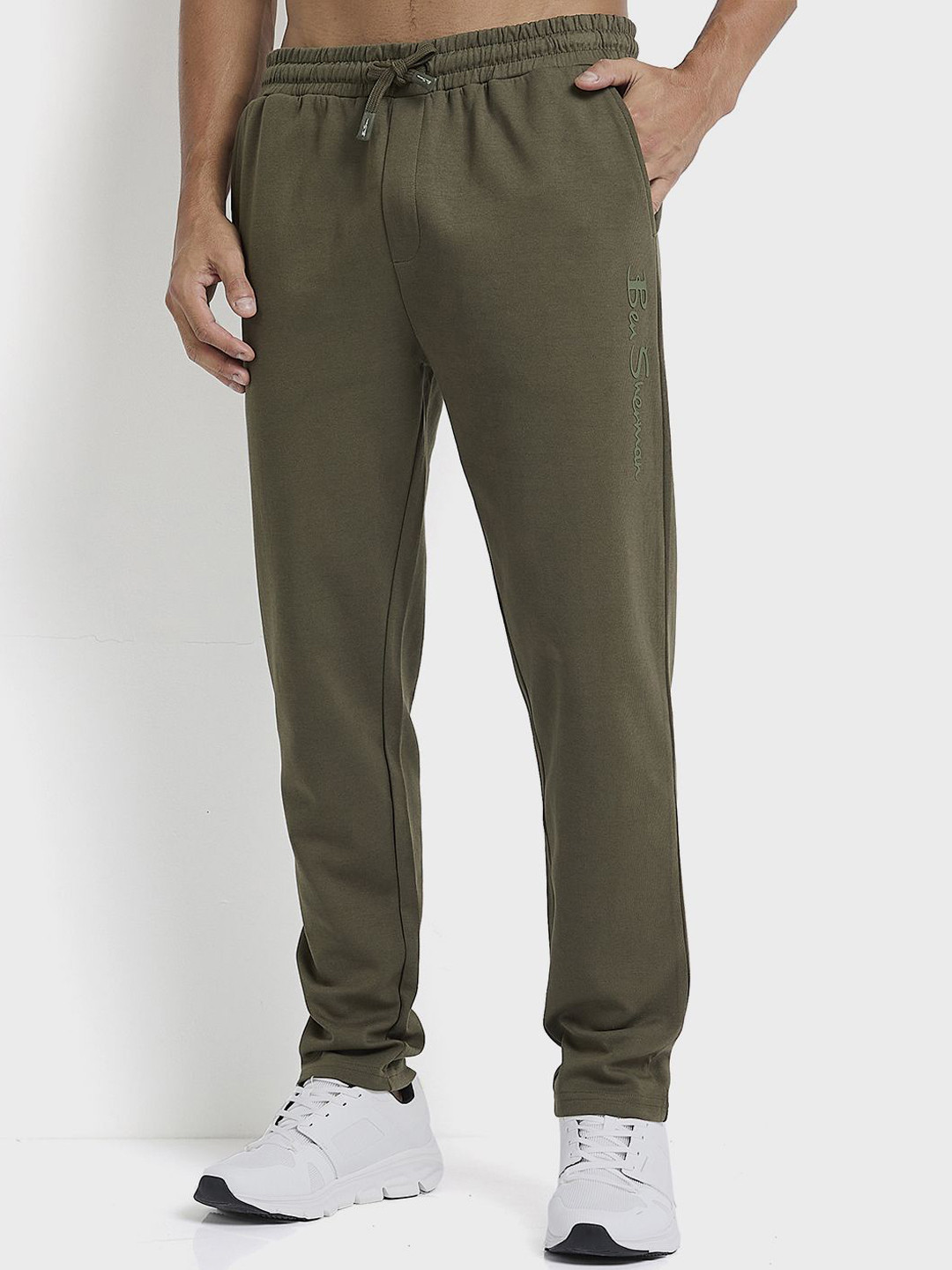 BEN SHERMAN Men Relaxed Fit Mid-Rise Track Pant