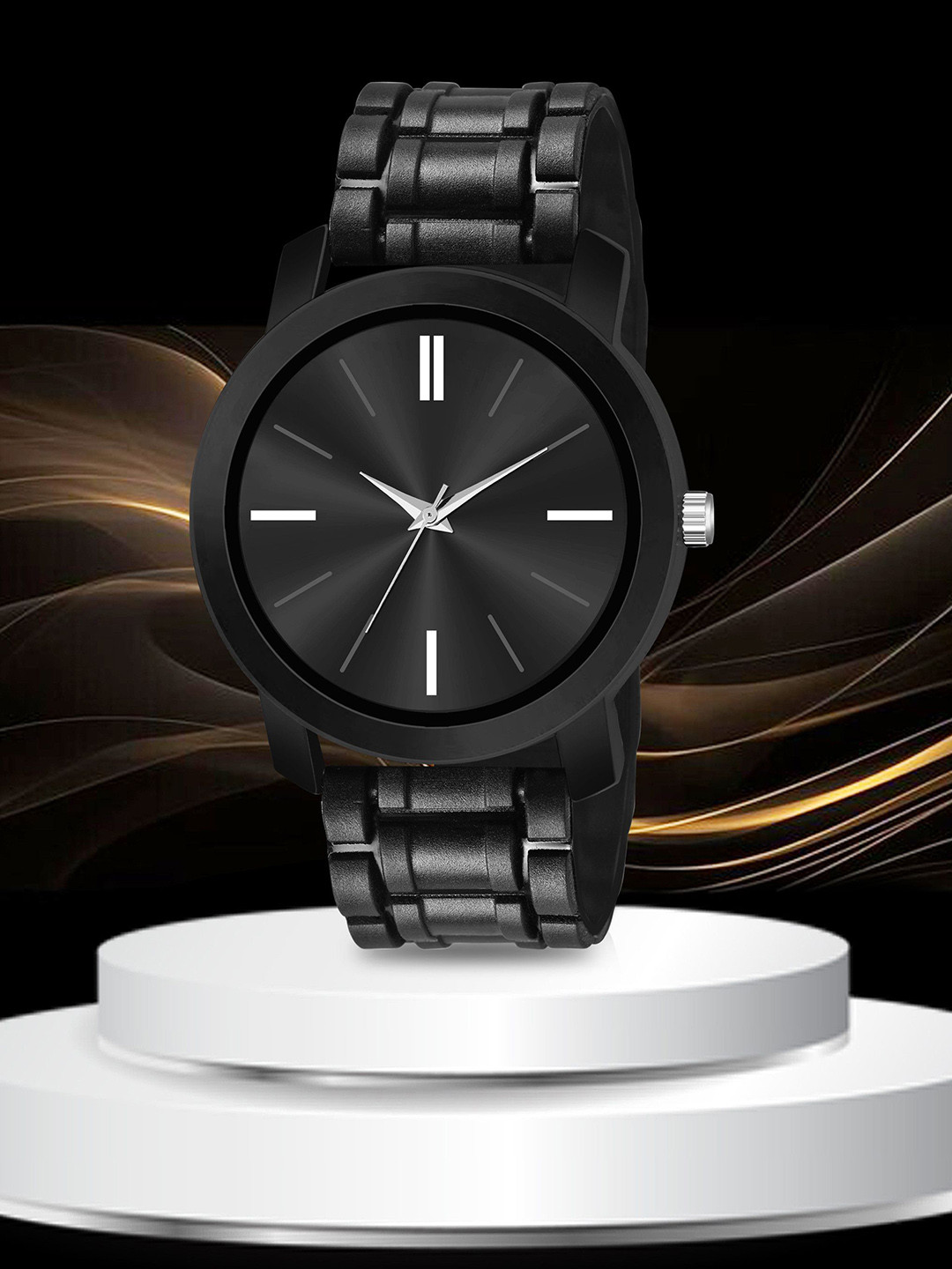 Gopal Shopcart Unisex Bracelet Straps Reset Time Analogue Watch PendoBLK LR05 D 801BLK