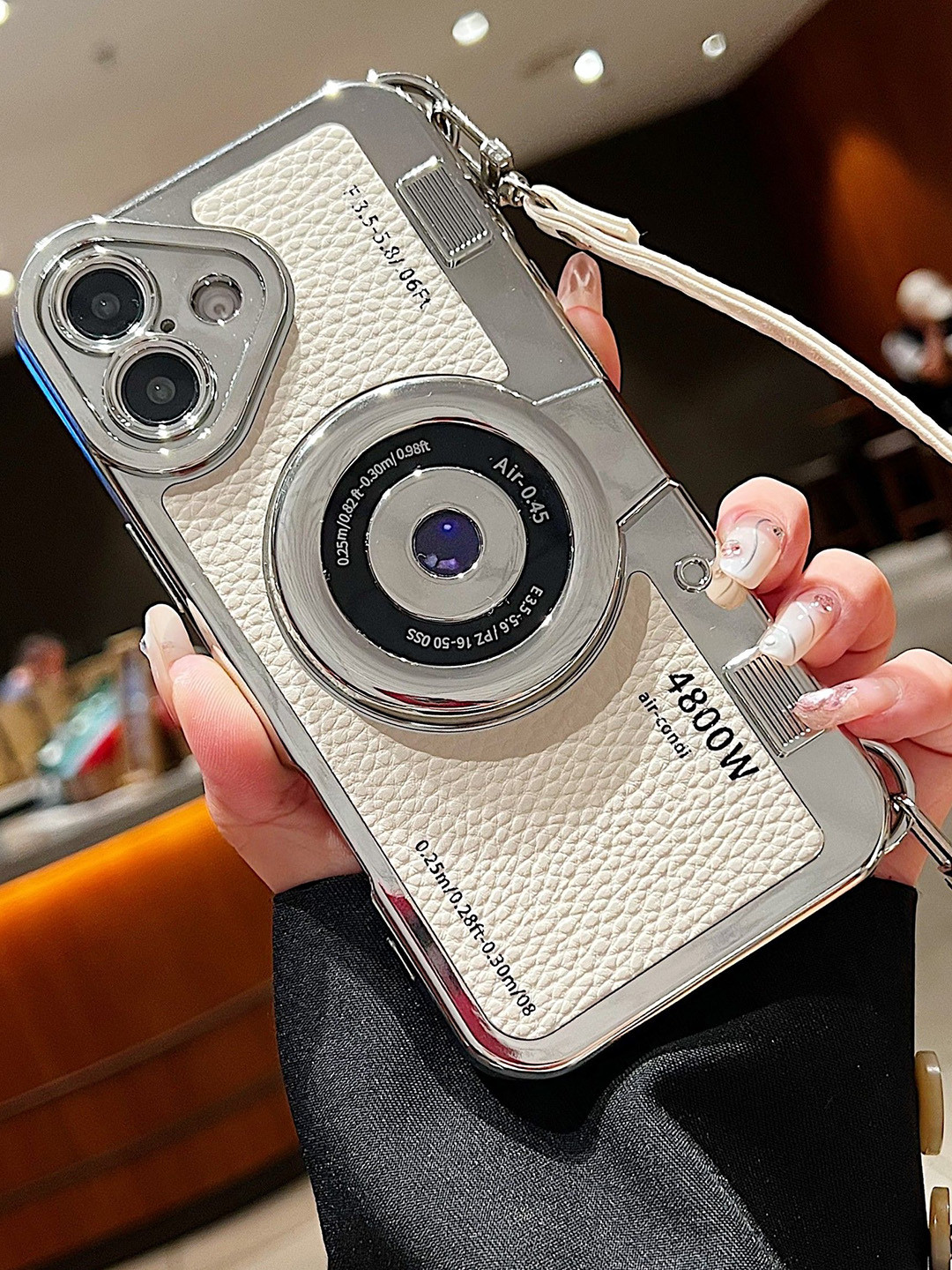 Luxury Kase Quirky iPhone 16 Retro Vintage Camera Style Back Case Mobile Accessories