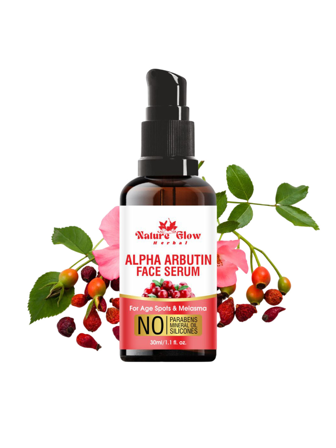 Nature Glow Herbal Alpha Arbutin Face Serum -30 ml