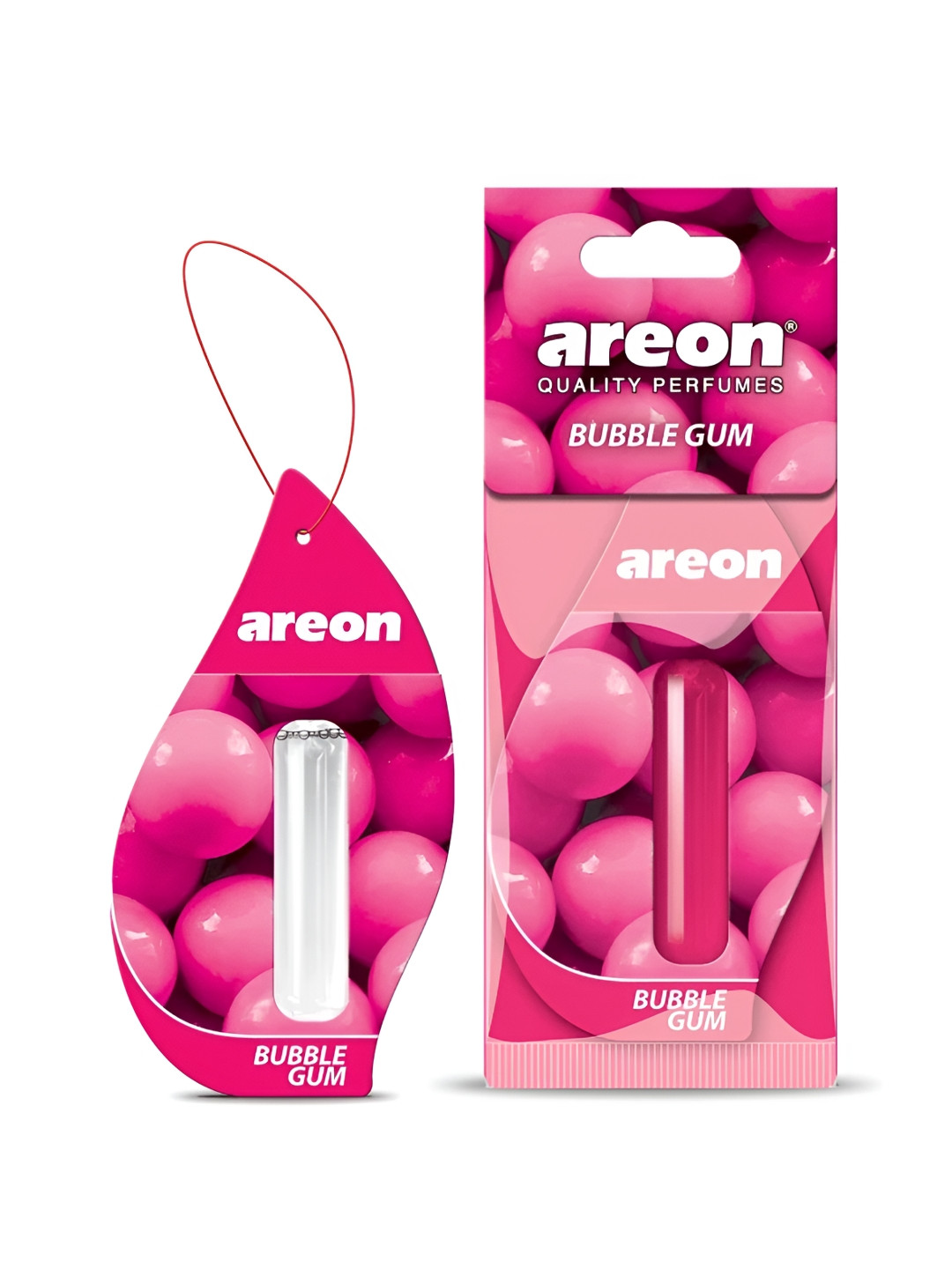 AREON Pink Car Freshener Perfume Liquid Bubble Gum 5 ml