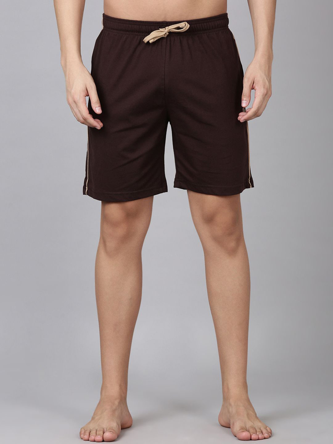 Dixcy Scott Originals Men Mid-Rise Inner Elastic Lounge Shorts