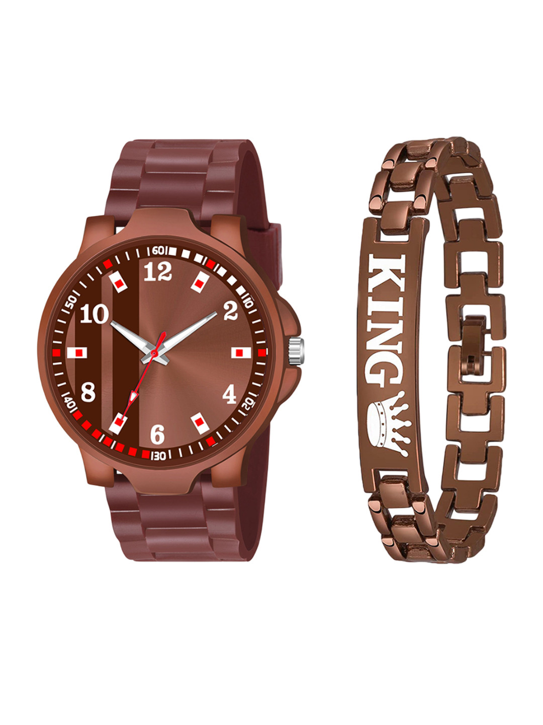 Gopal Shopcart Unisex Dial & Bracelet Style  Analogue Watch 3Kan BROPata NEW PU K Bracelet