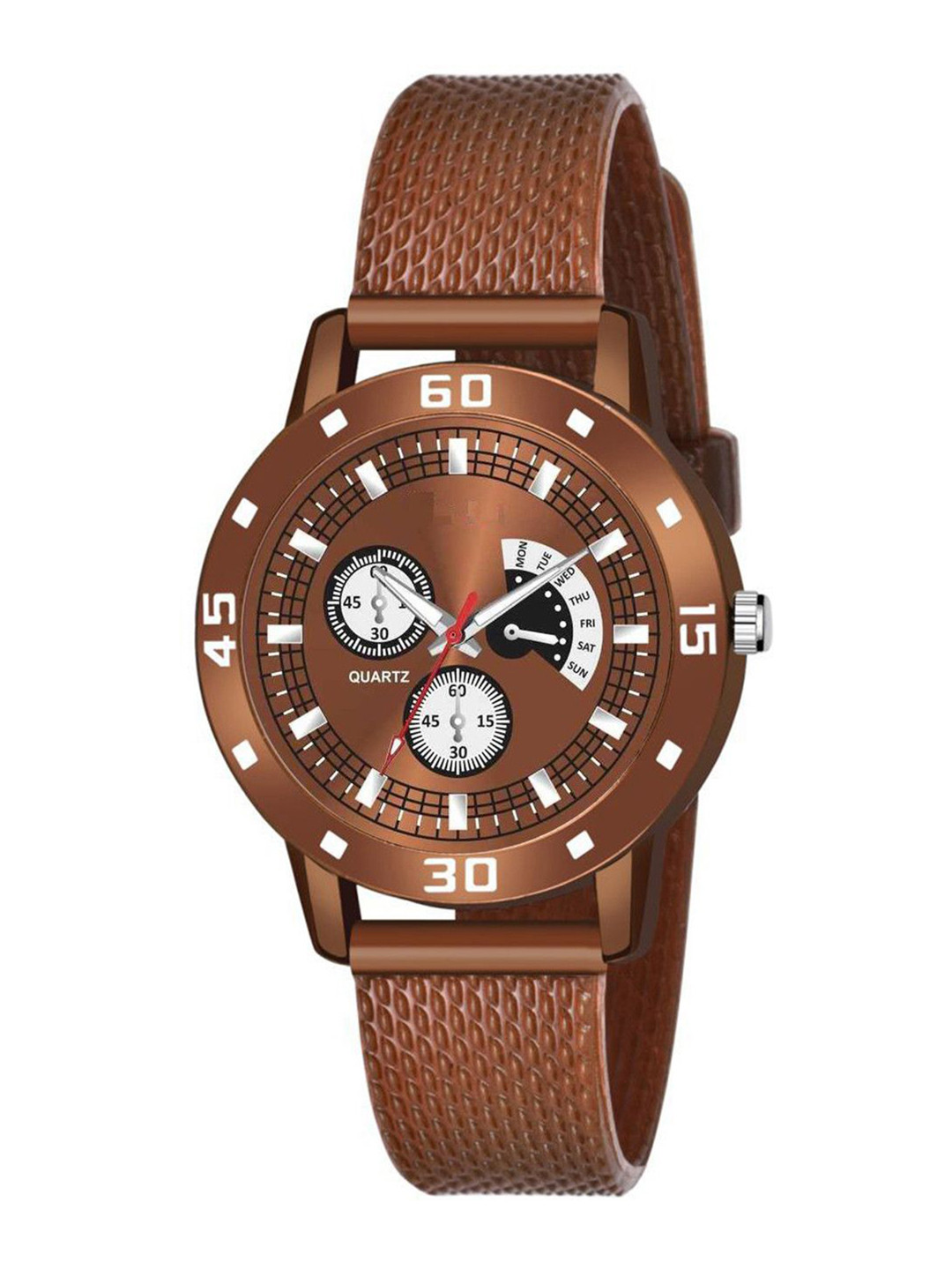 Gopal Shopcart  Dial & Bracelet Style Straps Analogue Watch Aeviyo Brown D Women S