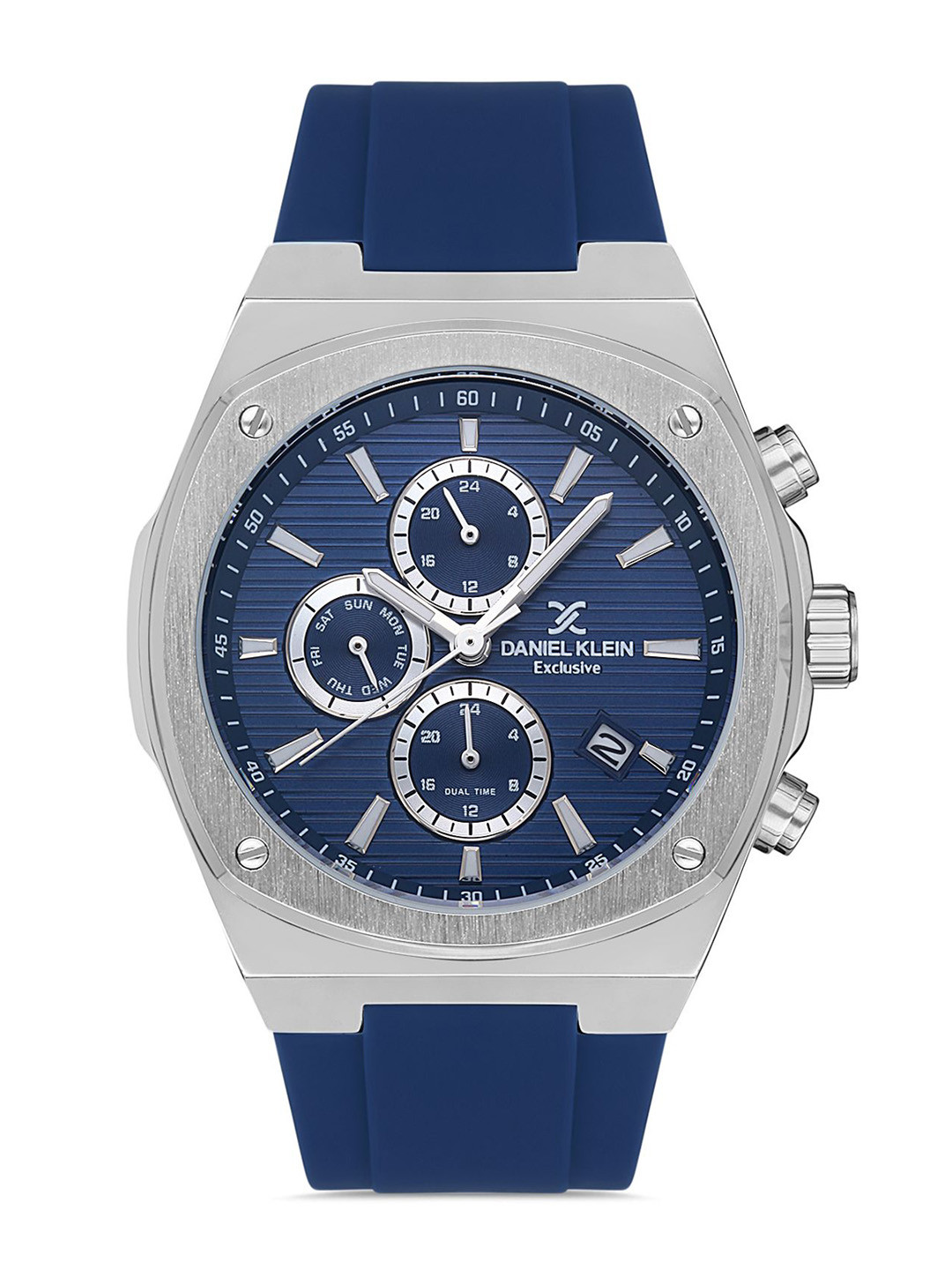 Daniel Klein Exclusive Men Textured Round Tang Regular Analogue Watch - DKX.1.13412-2