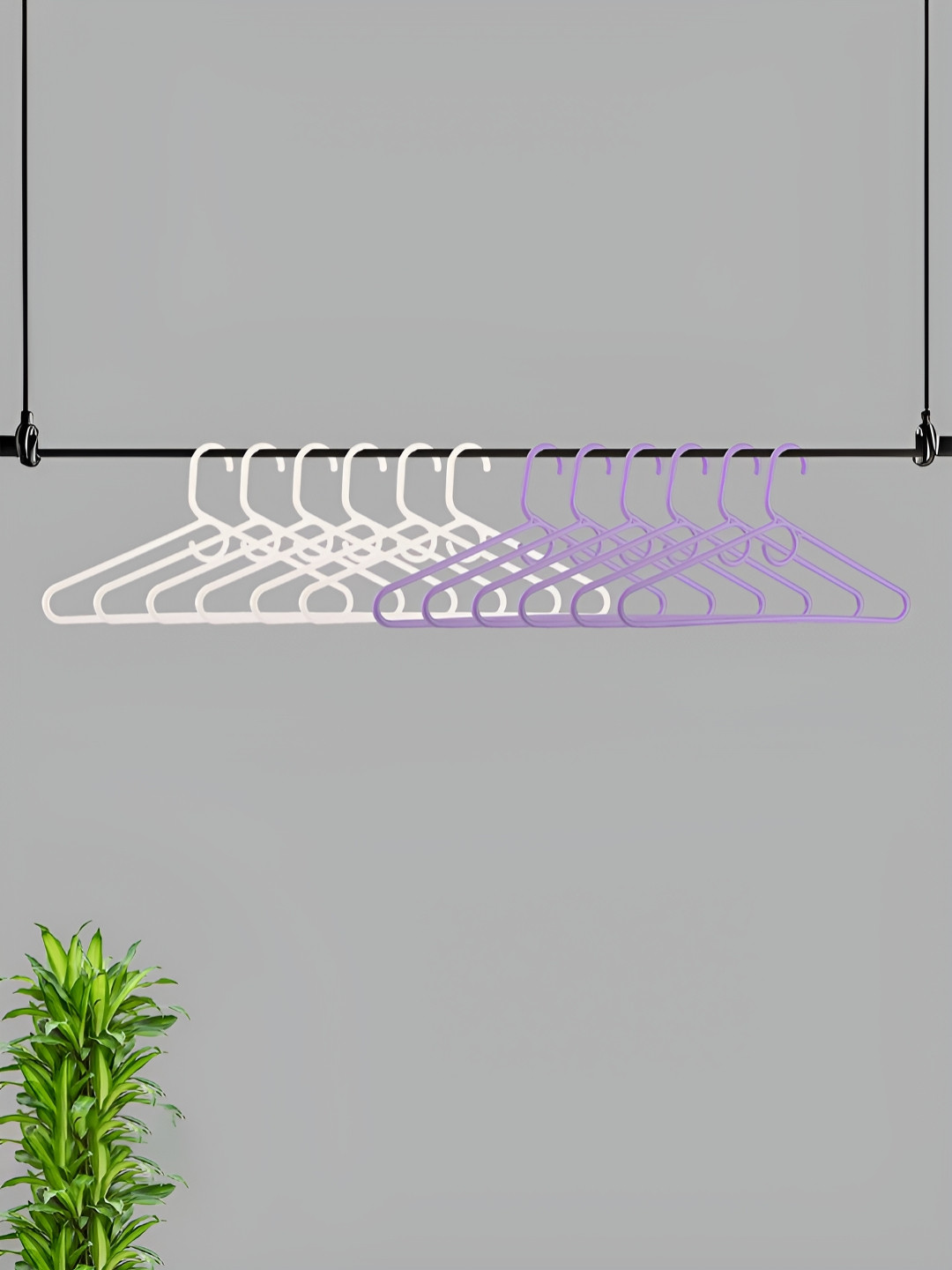 Aura Pack Of 12 American Style Multi-Purpose Clothes Hanger