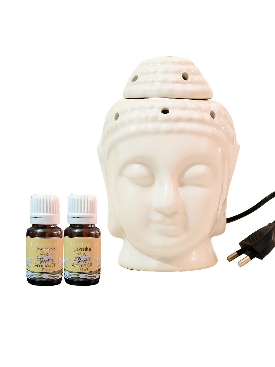 Pookiemoon Buddha Shaped With with 2 Jasmine Oils Aroma Oil Diffuser - 10ml Each