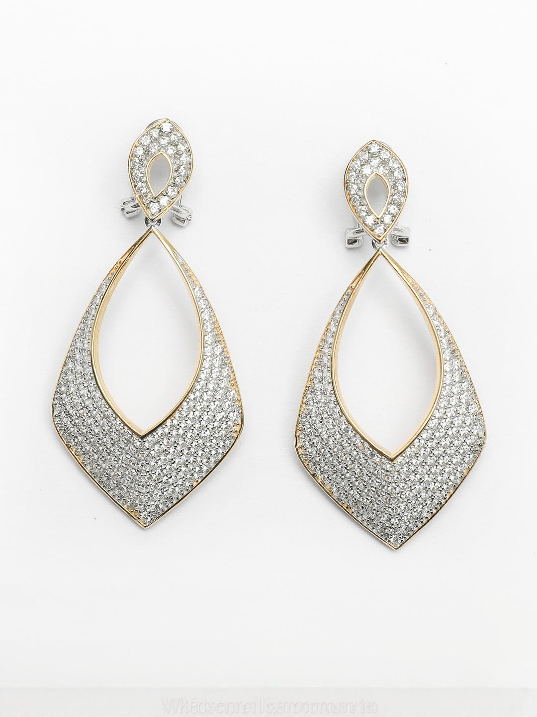 Gold Border MAHRUK Earrings