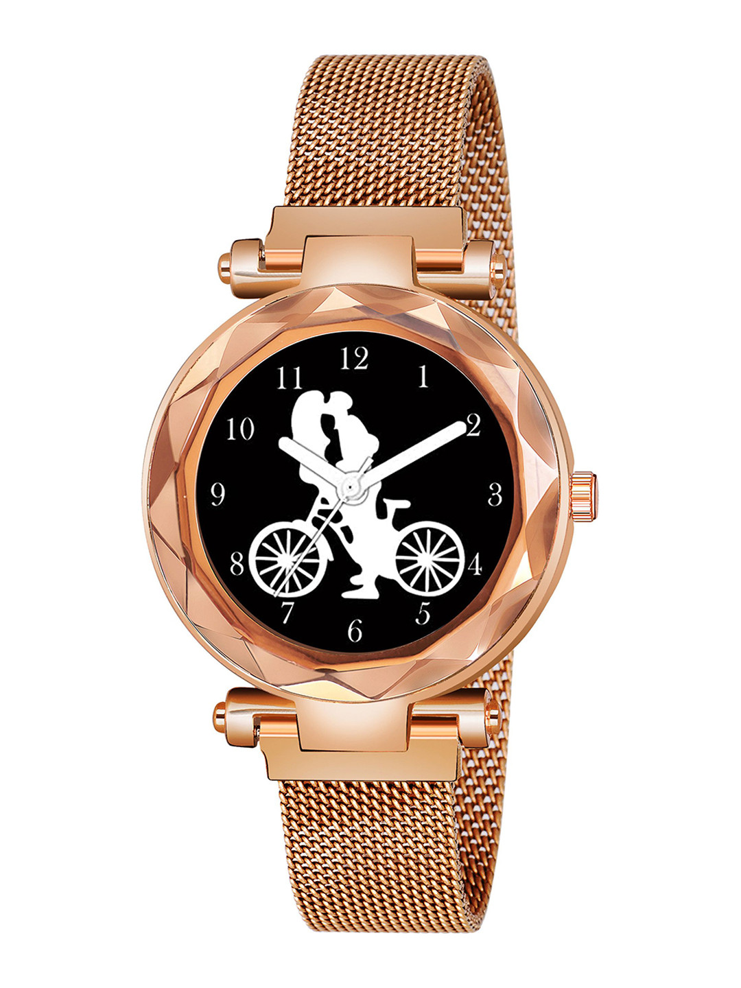 Gopal Shopcart Unisex Bracelet Style Straps Analogue Watch GR 379RG Cycle M