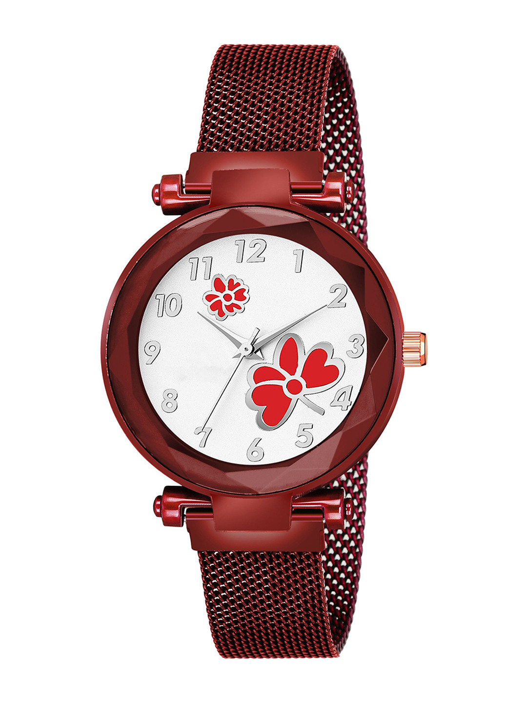 Gopal Shopcart Women Round Dial Analogue Watch GR_379_Red 315 Red Dial