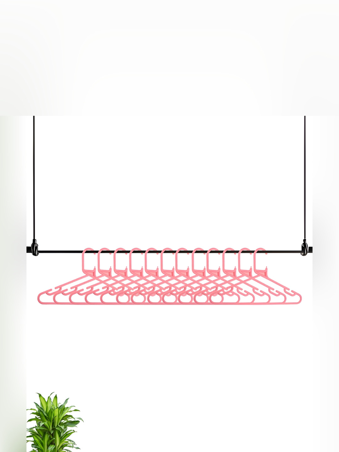 Aura Pack Of 12 European Style Multi-Purpose Clothes Hanger