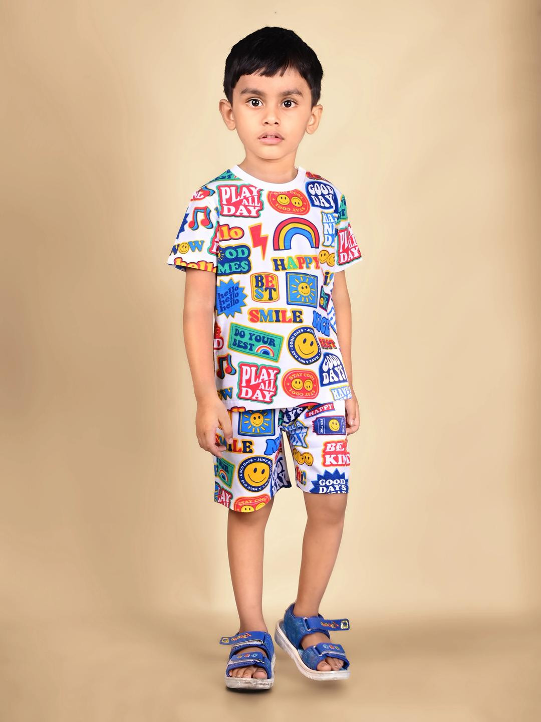 Dear to Dad Boys White Clothing Set