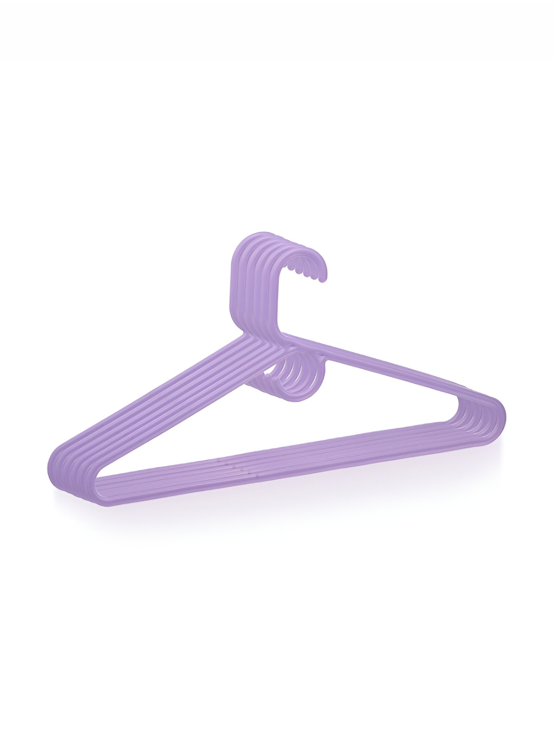 Aura Purple 6 Pieces American Style Multi-Purpose Clothes Hangers