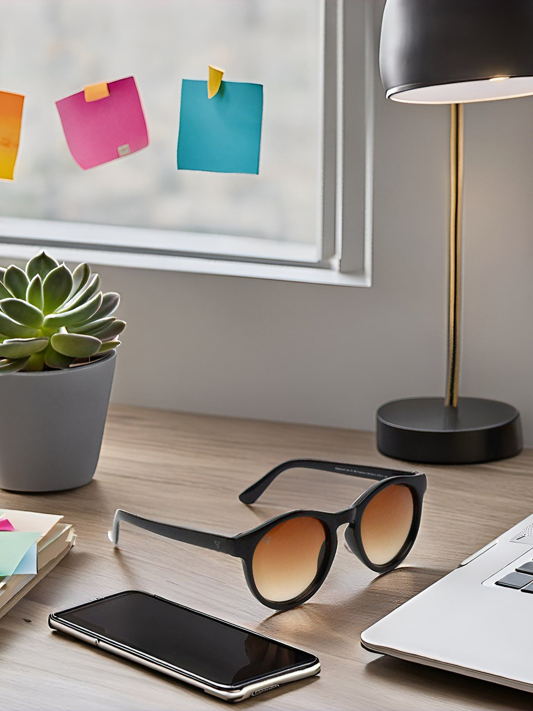 SUNNIES Unisex Round Sunglasses with UV Protected Lens SNS-016-C3(N)