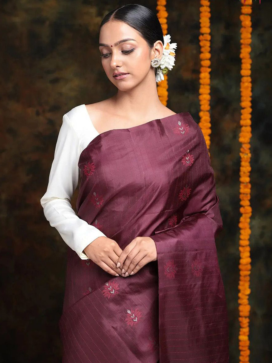 Sutra Art of Clothing Women Soft Saree With Blouse Piece