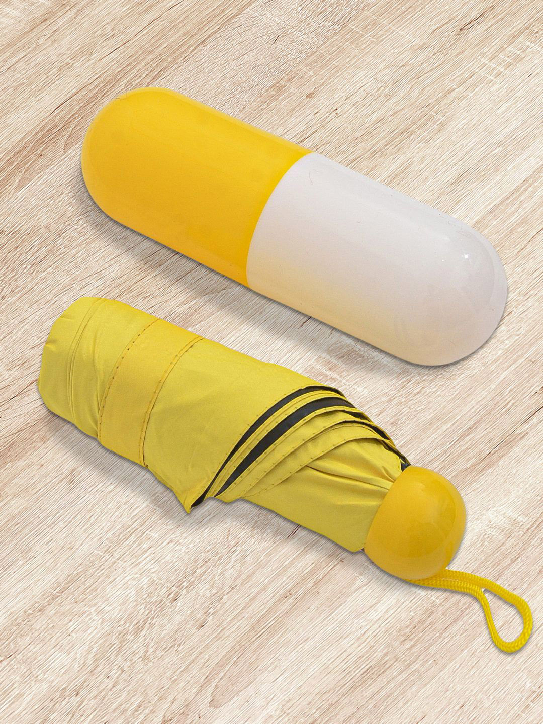 Myntra Elegant Homes Manual Waterproof 3 Fold Compact Capsule Umbrella