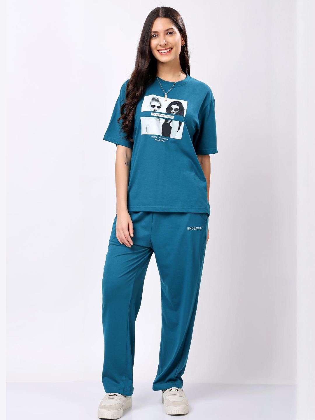 Lugo Women Blue Co-Ords