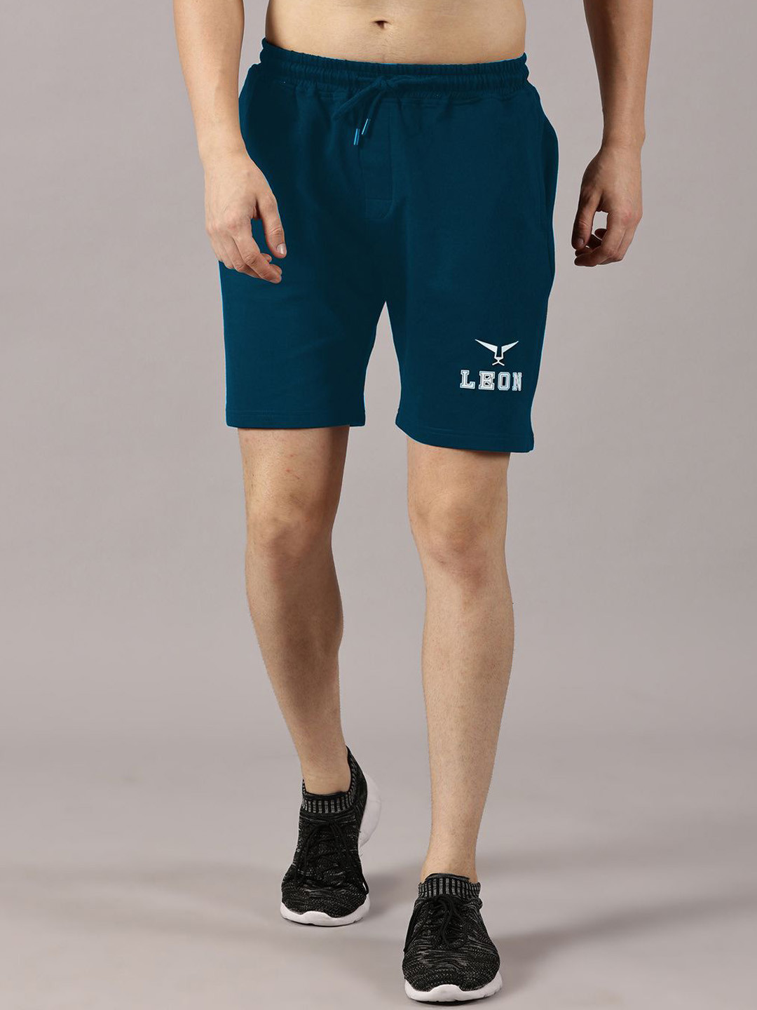 LEON Men Training or Gym Cotton Sports Shorts