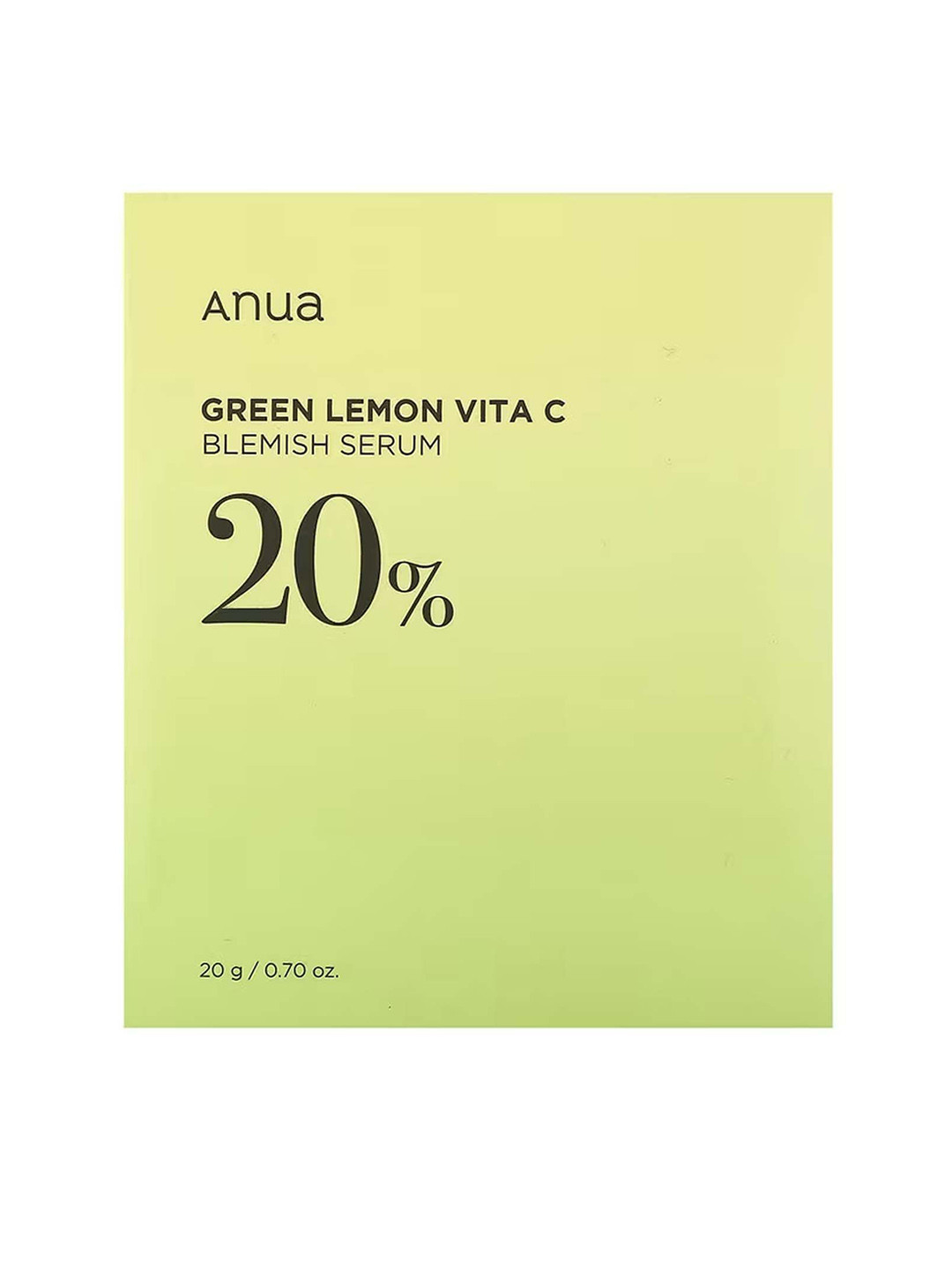 Anua Green Lemon Vita C Blemish Serum 20% - 20 ml