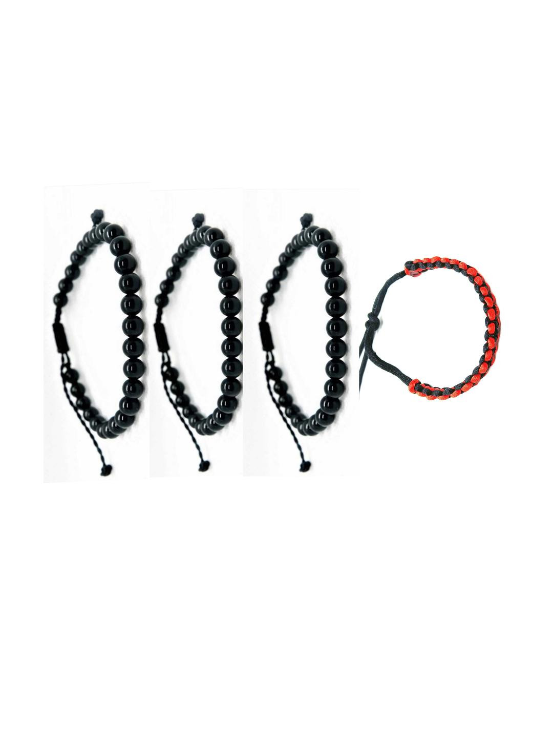 Dynamic Retail Global Men's Drawstring Bracelet (Pack Of 4)