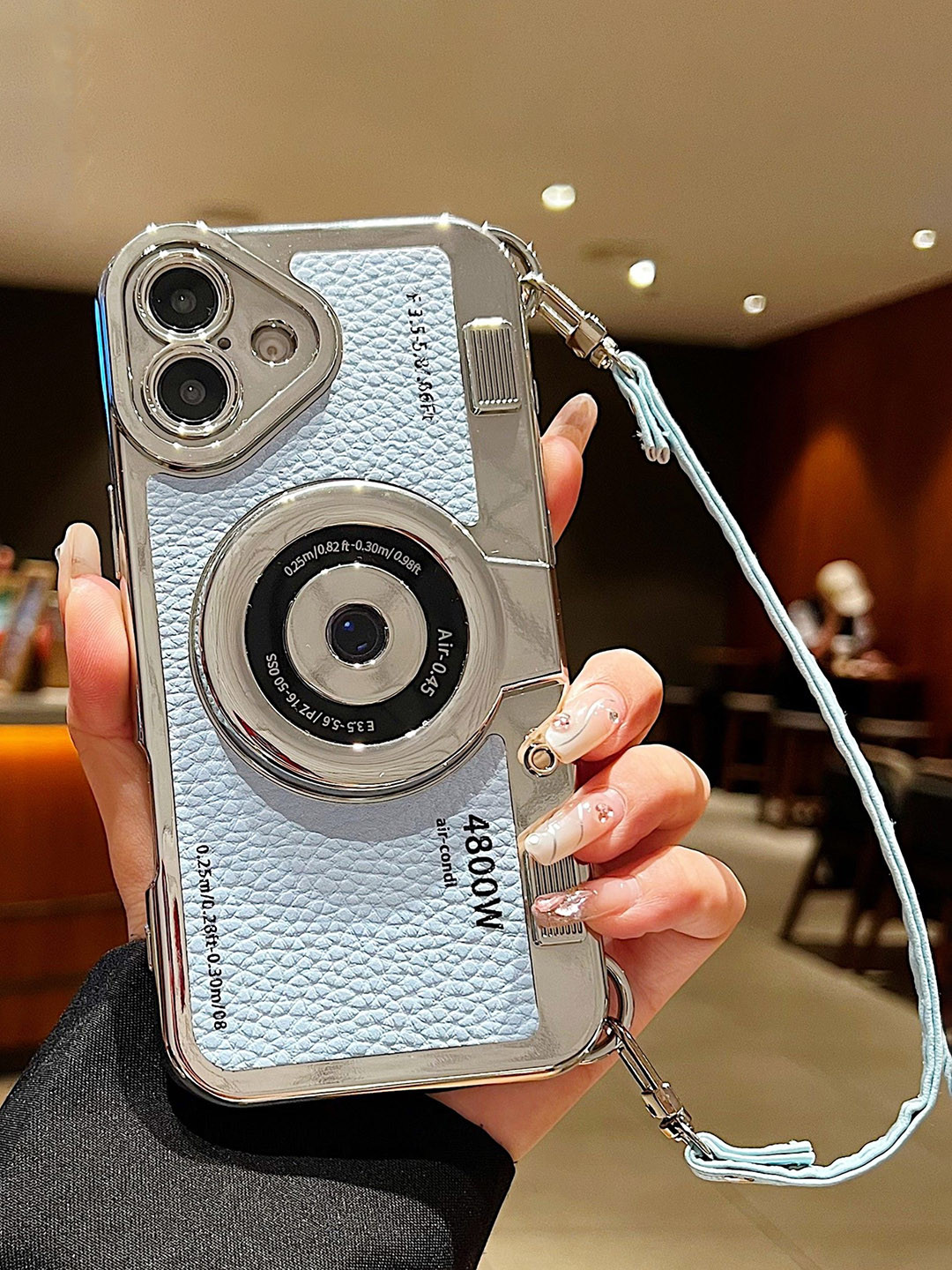 Luxury Kase Quirky iPhone 16 Plus Retro Vintage Camera Style Back Case Mobile Accessories